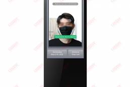 face recognition scanner body temperature machine