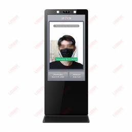 face recognition scanner body temperature machine