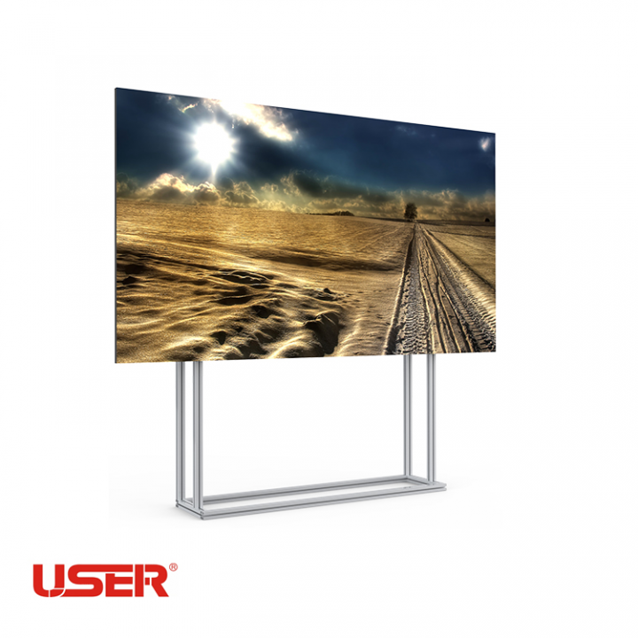 Narrow LED video wall