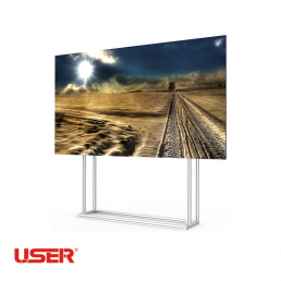 Narrow LED video wall