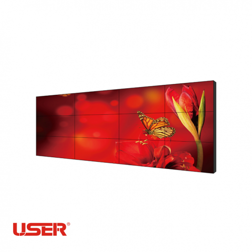 Narrow LED video wall