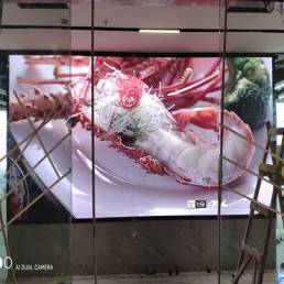 P2 Full Colour LED Display in Company Showroom, England