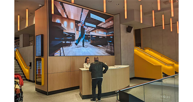 Flagship McDonalds joint boasts its own LED video wall