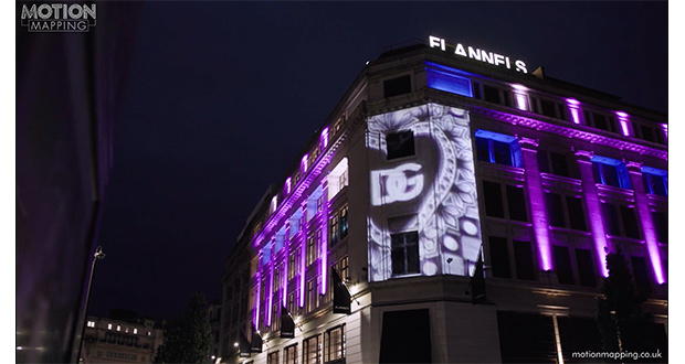 Motion Mapping adds permanent touch to store facade