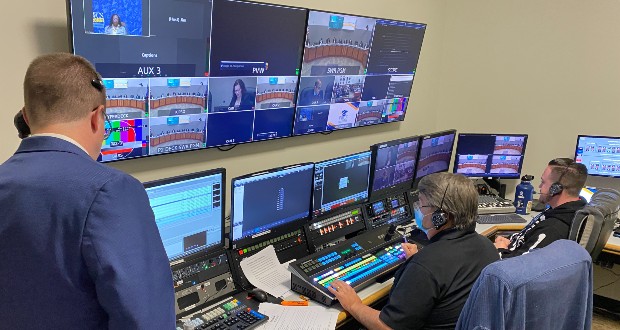 AJA KUMO router helps schools automate video production