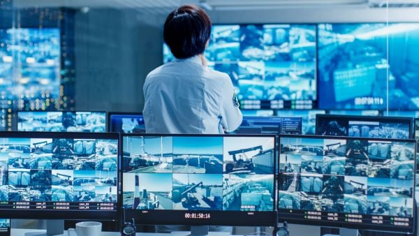 Enhancing security and surveillance with digital displays